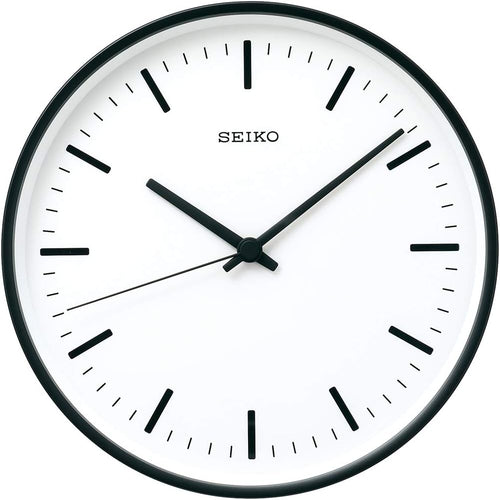 Black Analog Radio Wave Wall Clock