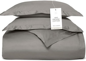 Organic Cotton Duvet Cover Set with Shams