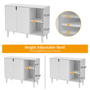 Buffet Cabinet with 2 Doors & 2 Shelves