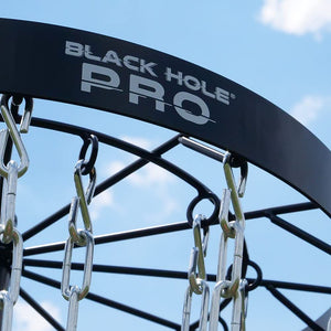 24-Chain Portable Disc Golf Basket — Black, PDGA Approved