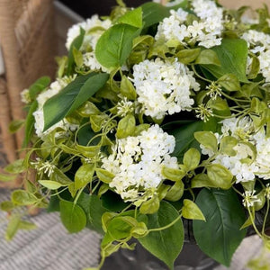 Adjustable Artificial Hydrangea Urn Planter Filler – Set of 2