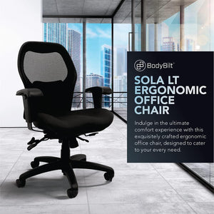 Ergonomic Mid-Back Office Chair with Lumbar Support