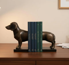 Dachshund Figurine Bookends