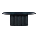 Faux Plaster Oval Dining Table