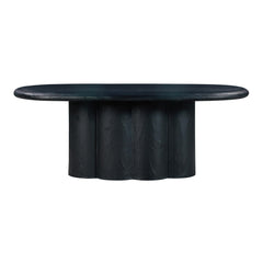 Faux Plaster Oval Dining Table