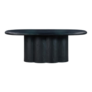 Faux Plaster Oval Dining Table
