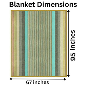 Alpaca Wool Throw Blanket – Soft, Lightweight & Hypoallergenic