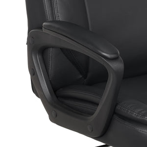 Mid-Back Office Chair with PU Padded Seat & Armrests