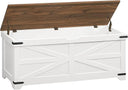 Large Farmhouse Toy Chest & Storage Bench with Safety Hinges