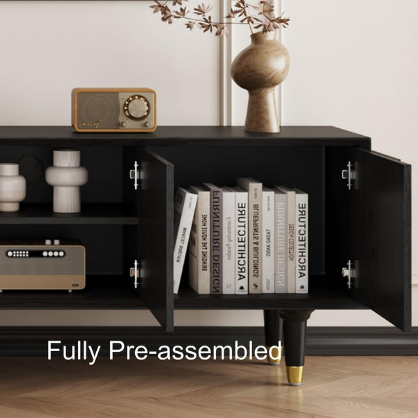 71" Mid-Century Modern TV Stand with Storage