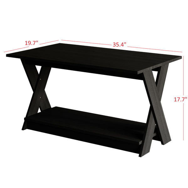 3-Piece Coffee Table Set with Open Shelf Storage