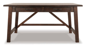 Rustic Industrial Home Office Desk with Drawers