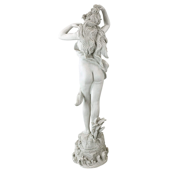 Spring Awakening Woman Garden Statue – 40" Tall Cast Stone Resin