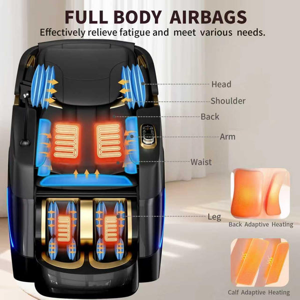 Zero Gravity 3D SL-Track Shiatsu Massage Recliner Chair