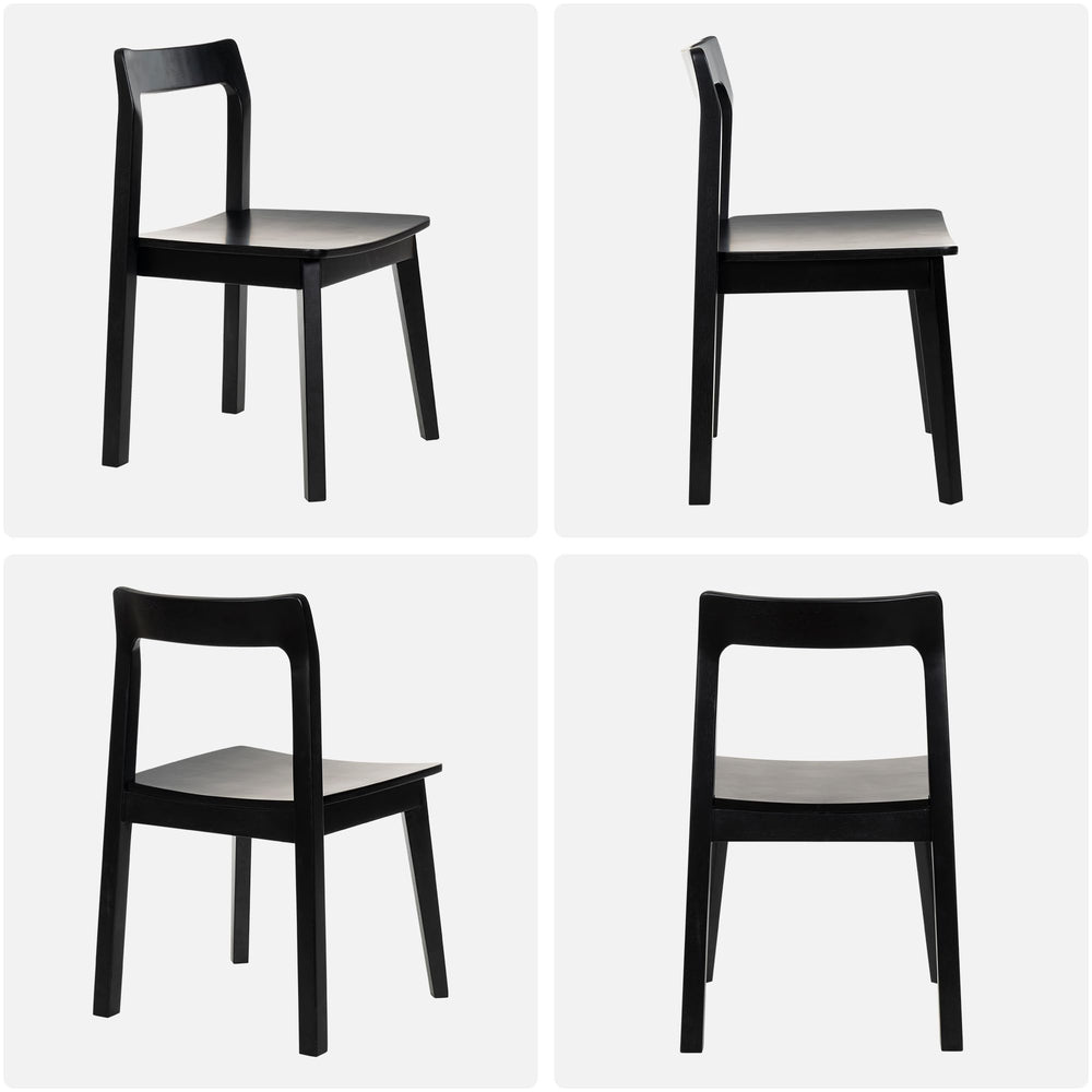 Wood Dining Chairs Set – Mid-Century Modern Accent Chair