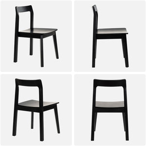 Wood Dining Chairs Set – Mid-Century Modern Accent Chair