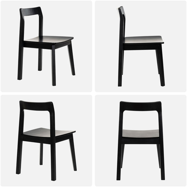 Wood Dining Chairs Set – Mid-Century Modern Accent Chair