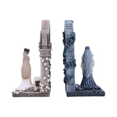Corpse Bride Emily & Victoria Bookends – Gothic Resin Collectible Set
