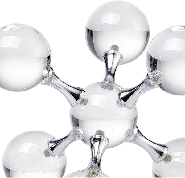 Crystal Chrome Bookends Set of 2