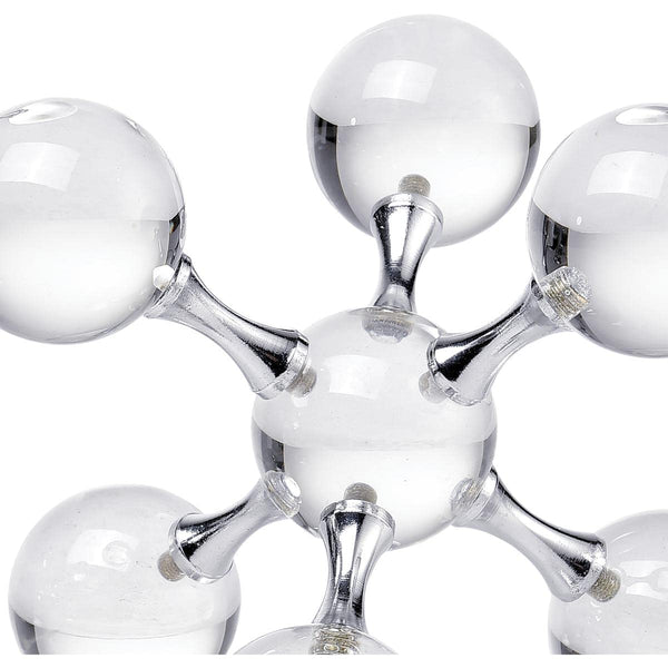 Crystal Chrome Bookends Set of 2