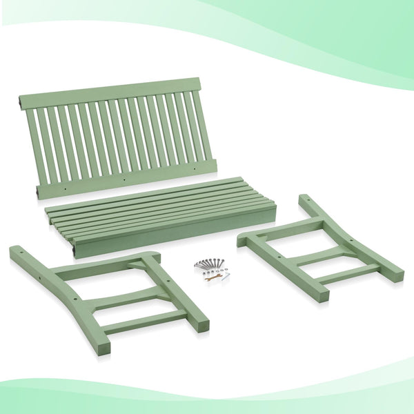 2-Person Outdoor Poly Lumber Bench