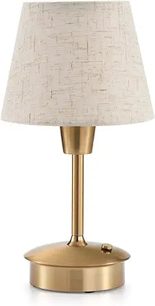 2 Pack Small Cordless Table Lamp for Restaurant Dinner Table, 5200mAh Battery Operated Lamps, Rechargeable Portable Dimmable Touch Bedside Night Light for Side End Table Dining Room Patio Outdoor