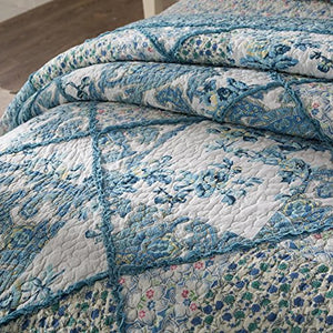Cotton Patchwork Floral Paisley Lightweight Quilt Set