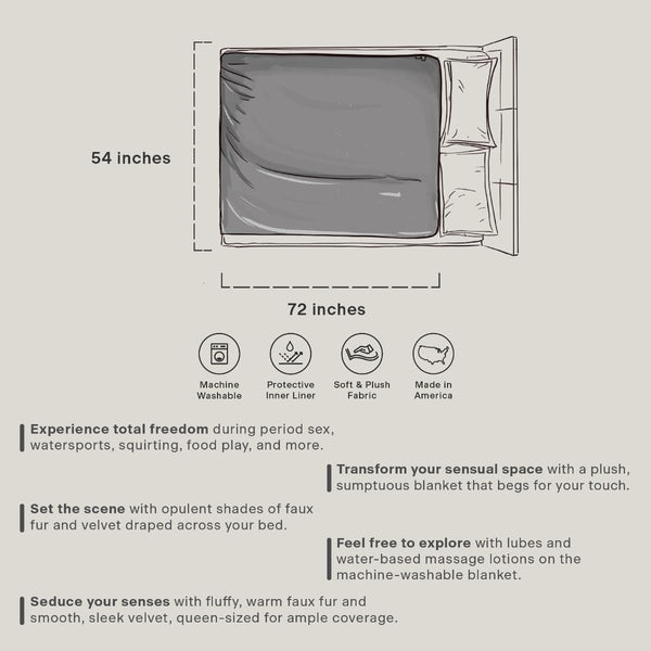 Faux Fur Moisture-Proof Throw Blanket