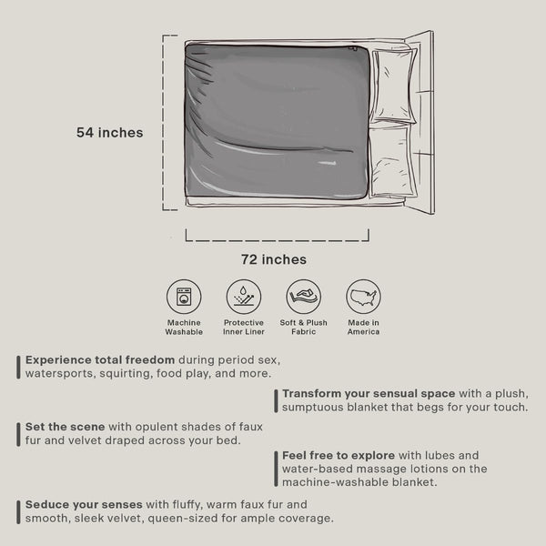 Faux Fur Moisture-Proof Throw Blanket
