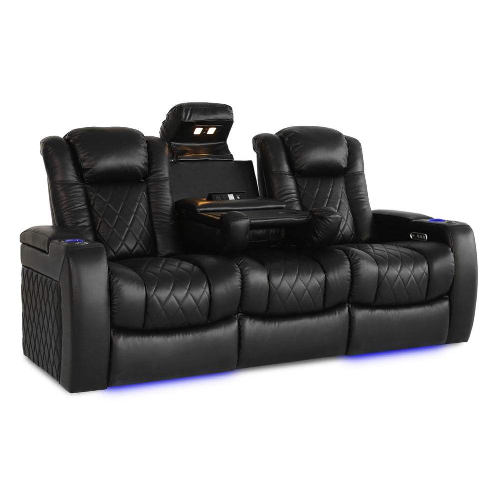 3-Seat Power Recliner with Center Console