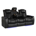 3-Seat Power Recliner with Center Console