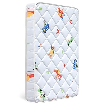 Firm Soft Crib & Toddler Mattress – 5" Thick, Hypoallergenic, Fits Standard Cribs