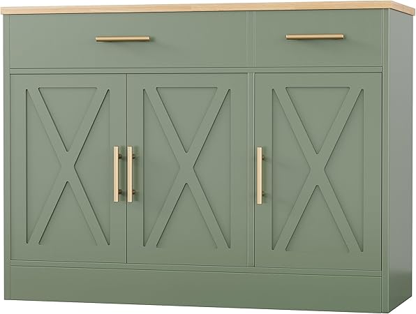 Farmhouse Sideboard Buffet Cabinet with Storage