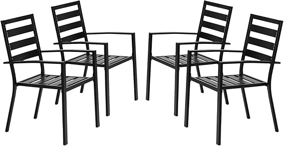 59" Rectangle Metal Outdoor Dining Table with Umbrella Hole