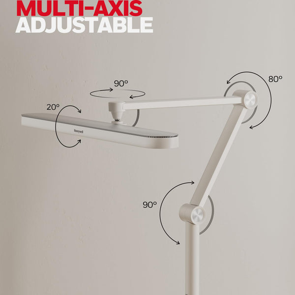 Dimmable LED Floor Lamp with Swivel Arm