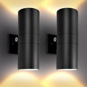12 Inch Dimmable LED Outdoor Wall Sconce - Up Down Light 3CCT IP65 ETL (2 Pack)