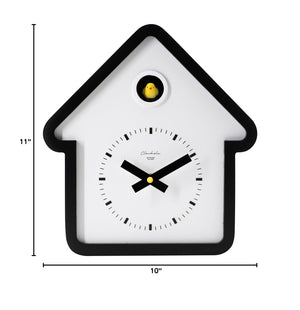 Modern Wooden House Cuckoo Wall Clock