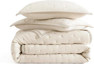 Devon Braid Quilt Set – Plush Quilted Bedding with Shams