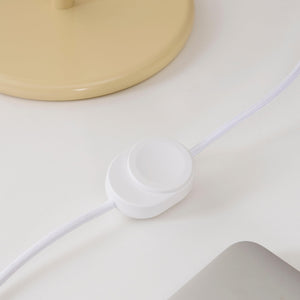 Ayla Globe Table Lamp — Dimmable LED, Metal Dome Shade