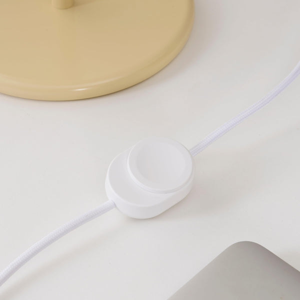 Ayla Globe Table Lamp — Dimmable LED, Metal Dome Shade