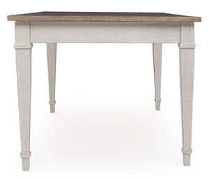 Farmhouse Rectangular Dining Table with Storage