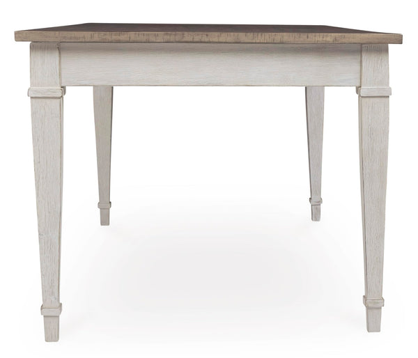 Farmhouse Rectangular Dining Table with Storage