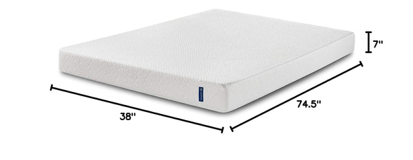Cooling Gel Memory Foam Mattress – Medium-Firm Support, CertiPur-US Certified