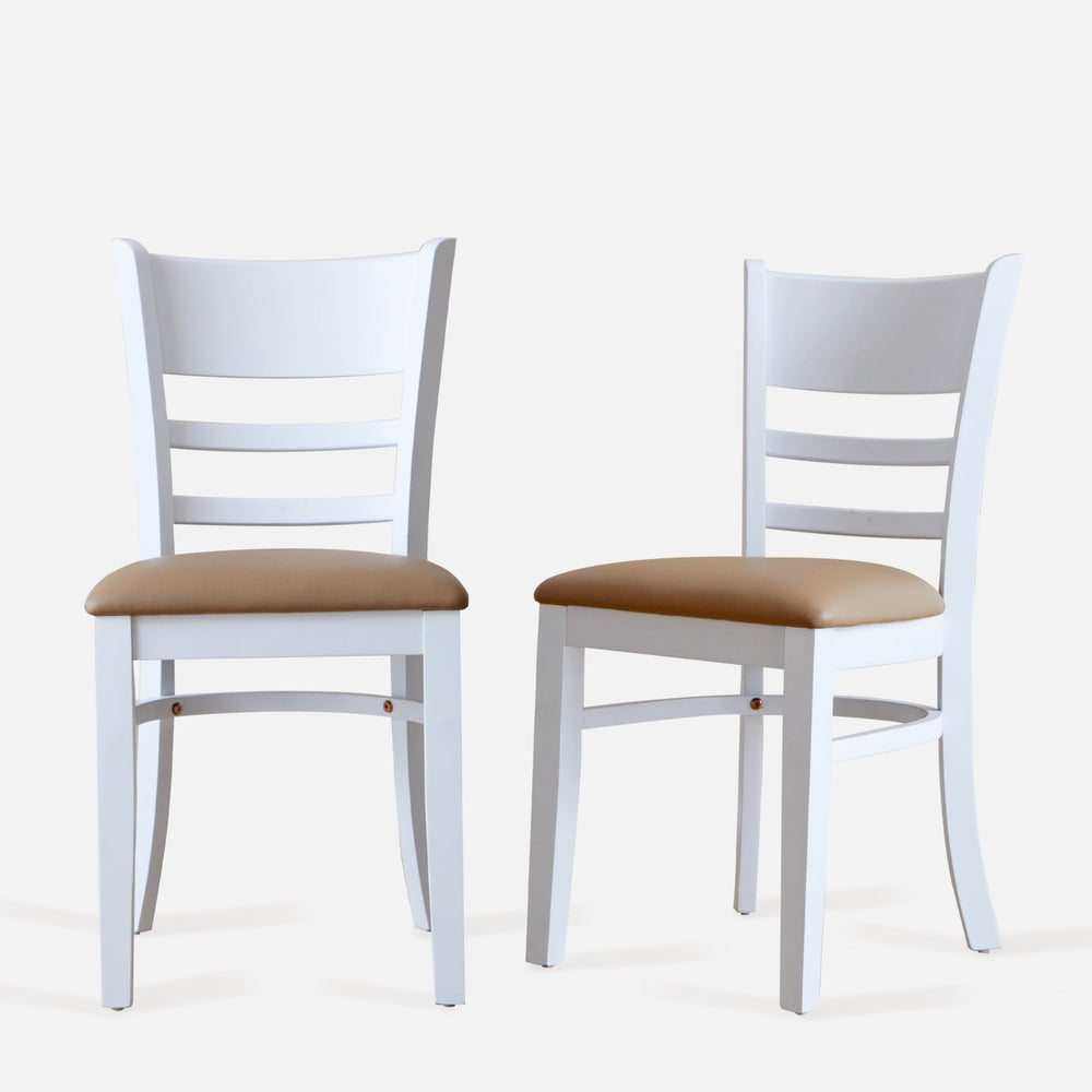 Ladder Back Dining Chairs Set of 2