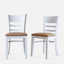 Ladder Back Dining Chairs Set of 2