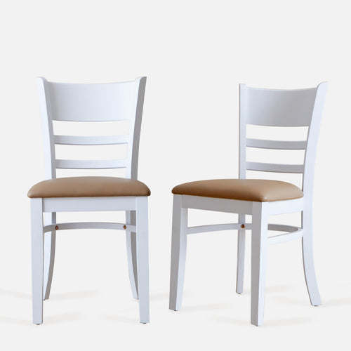 Ladder Back Dining Chairs Set of 2
