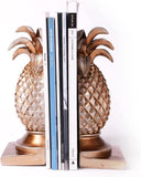 Decorative Pineapple Bookends Silver 9.4 Inch