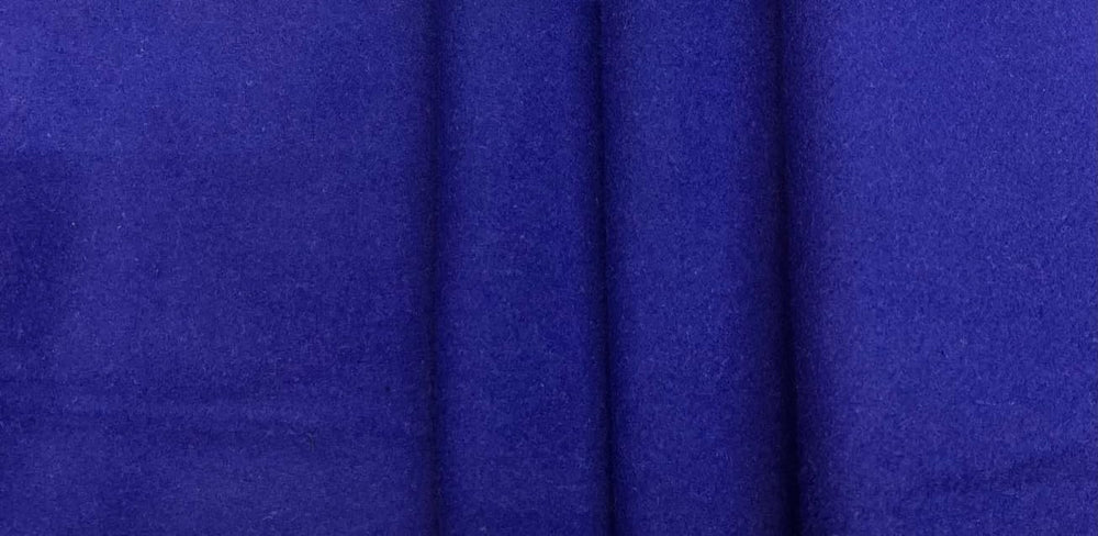 Royal Blue Wool Coating Fabric