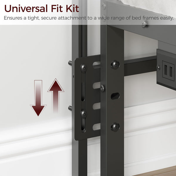 Metal Headboard with Universal Adapters – Twin, Full & Queen