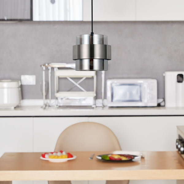 Mini Glass Pendant Light – 7 Inch Adjustable Ceiling Fixture